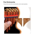 thumbnail image 3 of Advancent Flauta de Pan, equipo Musical, tecla F, viento de madera, tamaño compacto profesional, ligero para principiantes, sartenes de bambú, Type2 NO2, 3 of 6