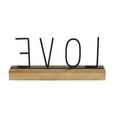 thumbnail image 5 of DecMode Love Wood Decorative Sign with Wood Beaded Base, 1-Piece, 5 of 6