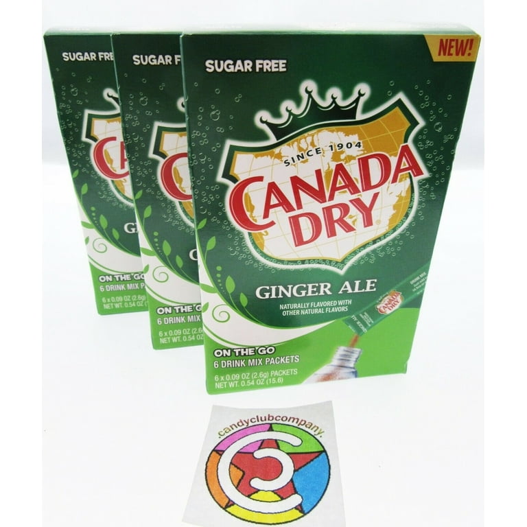 Canada Dry Original Ginger Ale Singles To Go Powdered Drink Mix