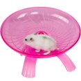 thumbnail image 2 of Hweilai 18cm Plastic Exercise Wheel Non-slip Disc for Hamster Hedgehog Small Animals Pink, 2 of 5