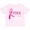 AD-Pink, variant on Breast Cancer Awareness We Wear Pink in October Girls Toddler T-Shirt