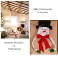 thumbnail image 3 of Decoración Del Árbol De Navidad Papá Noel Lindo / Estilo Muñeco De Nieve Decoración De La Habitación De Navidad Decoración De Fiesta Festiva Para El Hogar Árbol De Navidad Inevent HA027572-02, 3 of 7