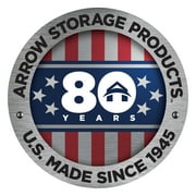 Arrow Select 6 x 5 x 7 ft Charcoal Steel Storage Shed