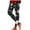 001 Black, variant on Ladies Halloween Leggings with Pockets Soft Stretchy for Gym Workout Size S-XXL