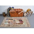 thumbnail image 3 of 2.8x5.7 ft Accent Rugs, Patchwork Rug, Vintage Rug, Turkish Rug, Anatolian Rugs, Rugs For Kitchen, Brown Floor Rugs, Entryway Rug, 12941, 3 of 10