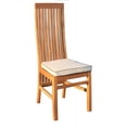 thumbnail image 5 of 9 Piece Oval Teak Wood West Palm Outdoor Patio Dining Set With Cushions, A-Grade Teak Wood, 5 of 5