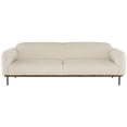 thumbnail image 2 of Nuevo Benson Fabric & Steel Metal Triple Seat Sofa in Shell Beige/Black, 2 of 4