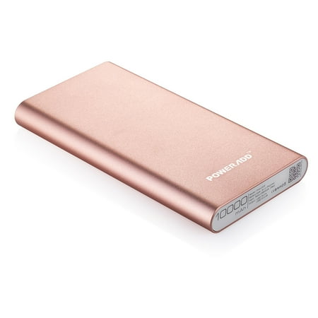 Gopro Quad Charger Poweradd Pilot 2GS Power Bank 10000mAh Portable Charger Dual USB Ports External Battery for iPhone, iPad, Samsung Galaxy Note, GoPro and Other 5V-Powered Devices ()