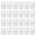 thumbnail image 1 of 50pcs Kraft Paper Stand up Bags Reusable Window Food Tea Snack Sealing Bags, 1 of 8