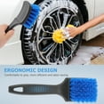 thumbnail image 2 of Masteelf 2pcs Car Wash Brush Short Handle Tire Brush Wheel Cleaner Brush Car Cleaning Tires Brush, 2 of 8