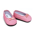 thumbnail image 3 of Sophia's - 18" Doll - Glitter Shoes - Light Pink, 3 of 4
