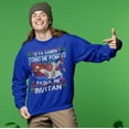 thumbnail image 3 of Si Ya Saben Como Me Pongo Pa Que Me Invitan Ugly Christmas Sweater | Crewneck Comfy Sweatshirt | Funny Latino Christmas Xmas | 4 Colors, 3 of 10