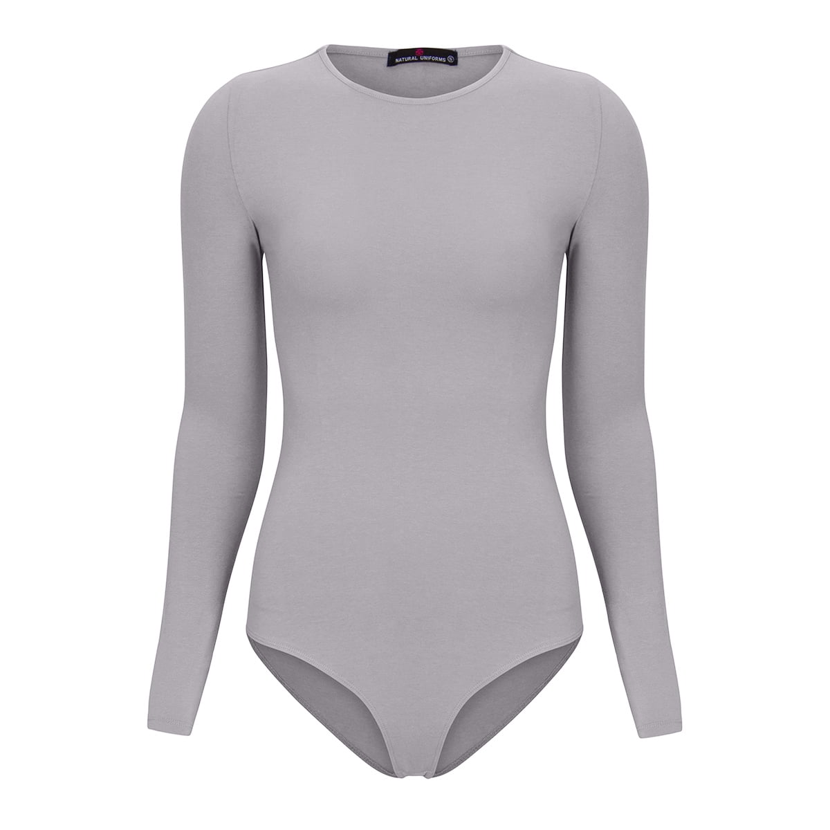 Natural Uniforms Womens Long Sleeve T-Shirt Body Suit - Walmart.com