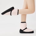 thumbnail image 4 of Sportteer Ballet Slippers Versatile Ballet Shoes Ballet Warm Shoes 1 Pair Stylish Professional Thickened Polyester Dance Shoes for Winter, 4 of 9