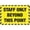 Warning Sign 4, variant on Placards Of Metal Visitors Must Sign In - 8"x12" Custom Aluminum Warning Sign, UV Resistant, Waterproof, Easy to Install
