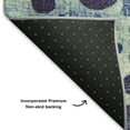 thumbnail image 5 of Addison Rugs Mayfield Premium Machine Washable Transitional Geometric Navy Rectangle Rug, 8' x 10', 5 of 7