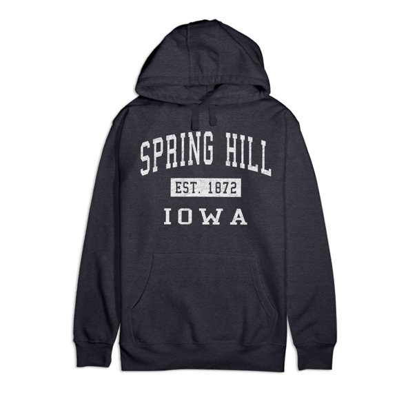 Spring Hill Iowa Classic Established Premium Cotton Hoodie