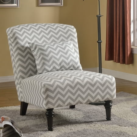 Best Master Furniture's Two Tone Pattern Slipper Accent Chair, Available in Two