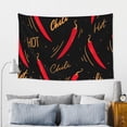 thumbnail image 5 of Gaeub Hot Chili Print Tapestry Wall Hanging(60x40 inches),Tapestry Home Decor,Wall Art for Living Room Bedroom Home Decor, 5 of 8