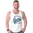 thumbnail image 5 of Never Settle Less Sports Encourage Tank Top T Shirts Men Women Brisco Brands S, 5 of 6