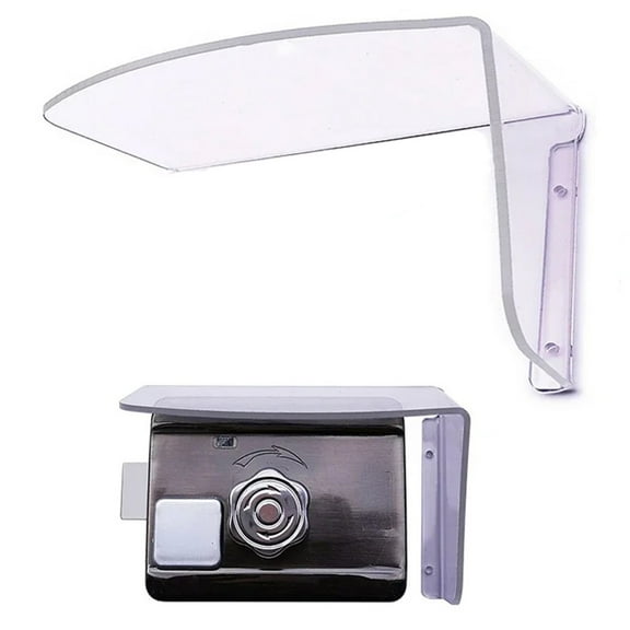 1pc Electric Lock Rain Cover Outdoor Electronic Mechanical Lock Protective Cover Acrylic Access Controller Cover