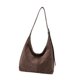 thumbnail image 5 of Bolso tipo hobo multiusos de gamuza sintética para uso diario, fines de semana y trabajo en la oficina. Café, 5 of 9