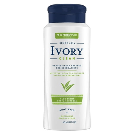 (3 pack) Ivory Clean Aloe Body Wash 21 oz