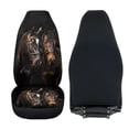 thumbnail image 4 of Uorisanigo Car Front Seat Cover Set Western Horse High Back Bucket Seat Covers Automotive Car Interior Covers Full Wrapping Edge Seats Cover for Most Cars,Trucks,SUVs,Vans,2pcs, 4 of 7