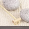 thumbnail image 2 of NUOLUX Sandbox Rake Crafts Sandbox Rakes Beige Bamboo 6Pcs For Wave and Path Creation on Sand, 2 of 6