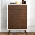 thumbnail image 2 of Francesca Bedroom Furniture 5 Drawers Tall White Dressers and Closet Organizer, 2 of 7
