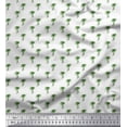 thumbnail image 1 of Soimoi Green Georgette Viscose Fabric Palm Tree Print Fabric by Yard 42 Inch Wide, 1 of 5