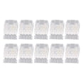 thumbnail image 1 of Conectores de tira de luz LED sin soldadura, 10 piezas COB LED tira LED adaptador conectores tira LED a conector de cable diseñado con precisión, 1 of 8