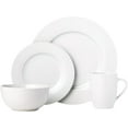 thumbnail image 2 of walmart Basics 16-Piece Dinnerware Set, Plates, Bowls, Mugs, Service for 4, White, 2 of 8