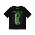 thumbnail image 2 of Minecraft Survival Mode 2-Pack Boy's Crew Neck Short Sleeve Athletic Performance Swim Tee Combo Set Medium, 2 of 7