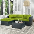 thumbnail image 7 of Snubbull 9 Pcs Outdoor Patio Cushion Covers with 4 Size, Waterproof & Zippered, Grass Green, 7 of 7