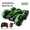 Green (Dual Control), variant on New Double-Sided Stunt Remote Control Amphibious Vehicle Amphibious Rolling And Rotating Remote Control Stunt Amphibious Vehicle Beach Toy