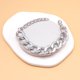thumbnail image 3 of Qarigey de cadena ajustable Diseño simple portátil Brazalete de estilo punky Decoración de muñeca de viaje Joyería Regalo de cumpleaños Ropa, zapatos y accesorios Miscelánea Plata Qarigey AP015506-02B, 3 of 6