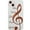White, variant on Clef 2 - Engraved Wooden Phone Case for iPhone 15, Color: Cherry