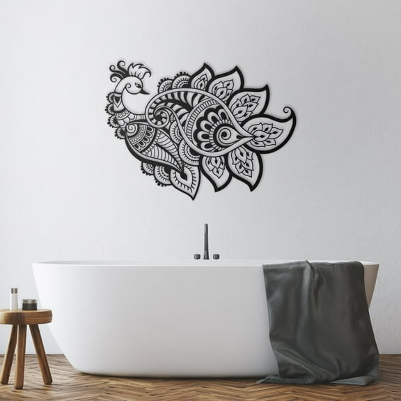 Rangoli – Mandala Wall Art, Metal Wall Decor, Bedroom Wall Decor, Metal Wall Art, Nature Art, Wall Art, Above Bed Decor, Large Wall Art