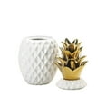 thumbnail image 2 of 13" Gold Topped Pineapple Jar, 2 of 3