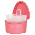 thumbnail image 5 of Denture Cleaning Kit: Denture Cleaning Case with Denture Brush (Pink), 5 of 5