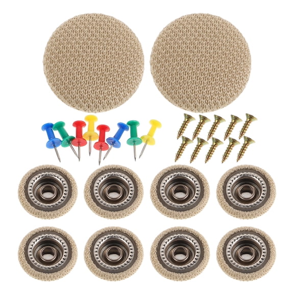 Raindrops Automotive Interior Quick Repair Kit 10Pcs Headliner Adhesive Rivets Fixes Ceiling Sagging Grey
