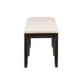 thumbnail image 4 of Pemberly Row Modern Wood Backless Bench in Dark Charcoal Gray, 4 of 13