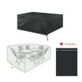 thumbnail image 2 of stanreset Oxford Cloth Waterproof Garden Furniture Rain Cover Sofa Protection Chair Covers black 170*94*70cm, 2 of 6