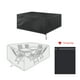 thumbnail image 2 of Kearding Cubiertas impermeables para asientos de cubo de de ratán, cubierta para Muebles De Jardín de jardín al aire libre Cubiertas para muebles de jardín negro 170*94*70cm, 2 of 6