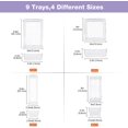 thumbnail image 4 of 9 Drawer Kitchen Organizers, Transparent Cutlery Storage, Polystyrene Storage Box, Organize Cutlery, Jewelry, Cosmetics，JUN, 4 of 5