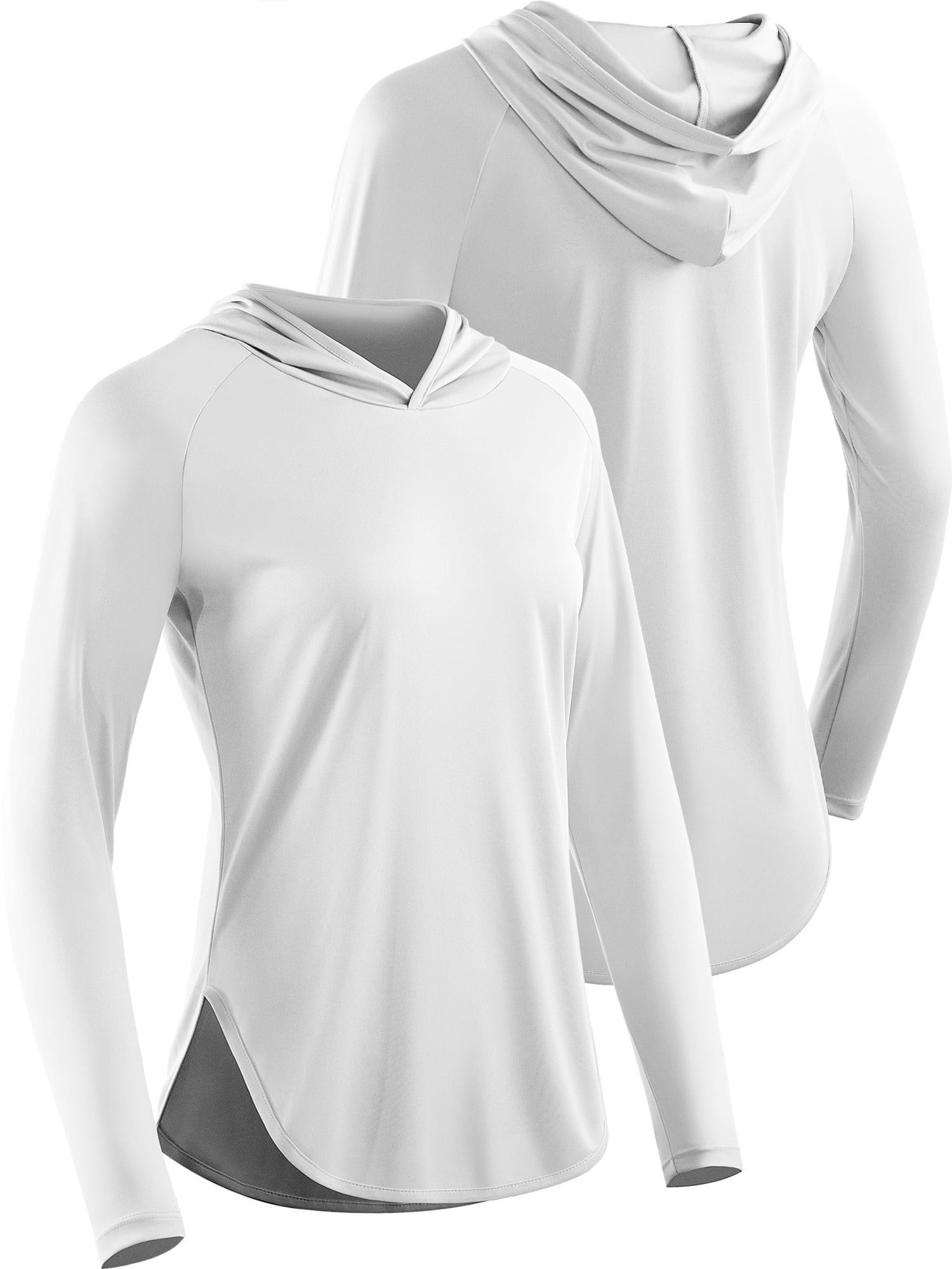 Cadmus Women's 3 Pack Workout Long Sleeve shirts UPF 50+ Sun Protection Dry Fit Running Shirts with Hoods