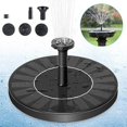 thumbnail image 4 of Fuente solar Bomba de fuente de agua solar de 16 cm Jardín al aire libre Fuente de baño de aves de paisaje de agua flotante redonda clásica Sailing Electrónica, 4 of 4
