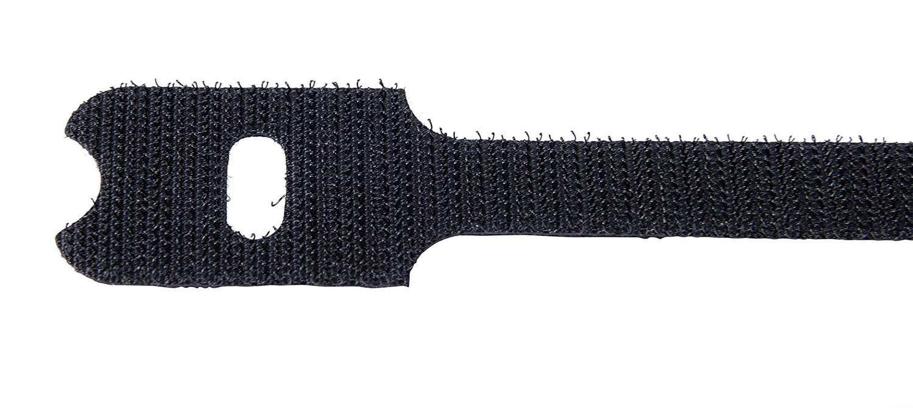 Gardner Bender 45-V15FBK Grip Strip Organizing Strap, 8 inch., 50 Pk., Black