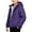 Purple, variant on Boys Fleece Lined Windbreaker Ski JacketsWinter Warm Coat Heavyweight Waterproof Full Zip up Snowboarding Rain Jacket with Pockets